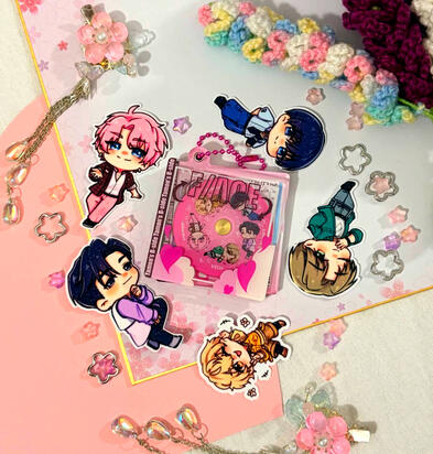 Tamon's B-Side CD Charm + Stickers
