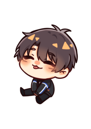 LADS ♣ Caleb Smiling Chibi